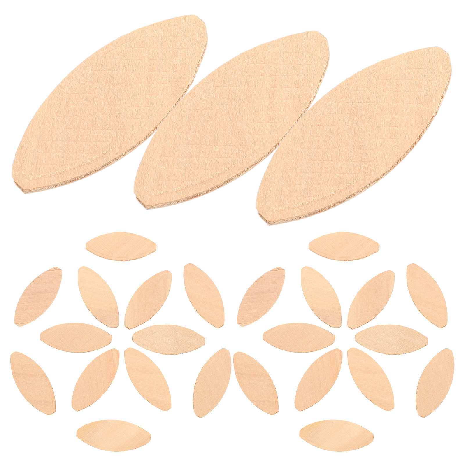 Woodworking Kit - 100 stuks houten biscuitgereedschap van beukenhout,