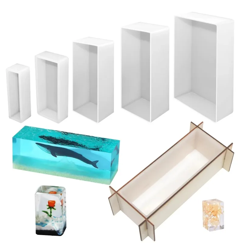 Woodworking Epoxy - Nieuw ontwerp 3D rechthoekige kubusvormige epoxyhars