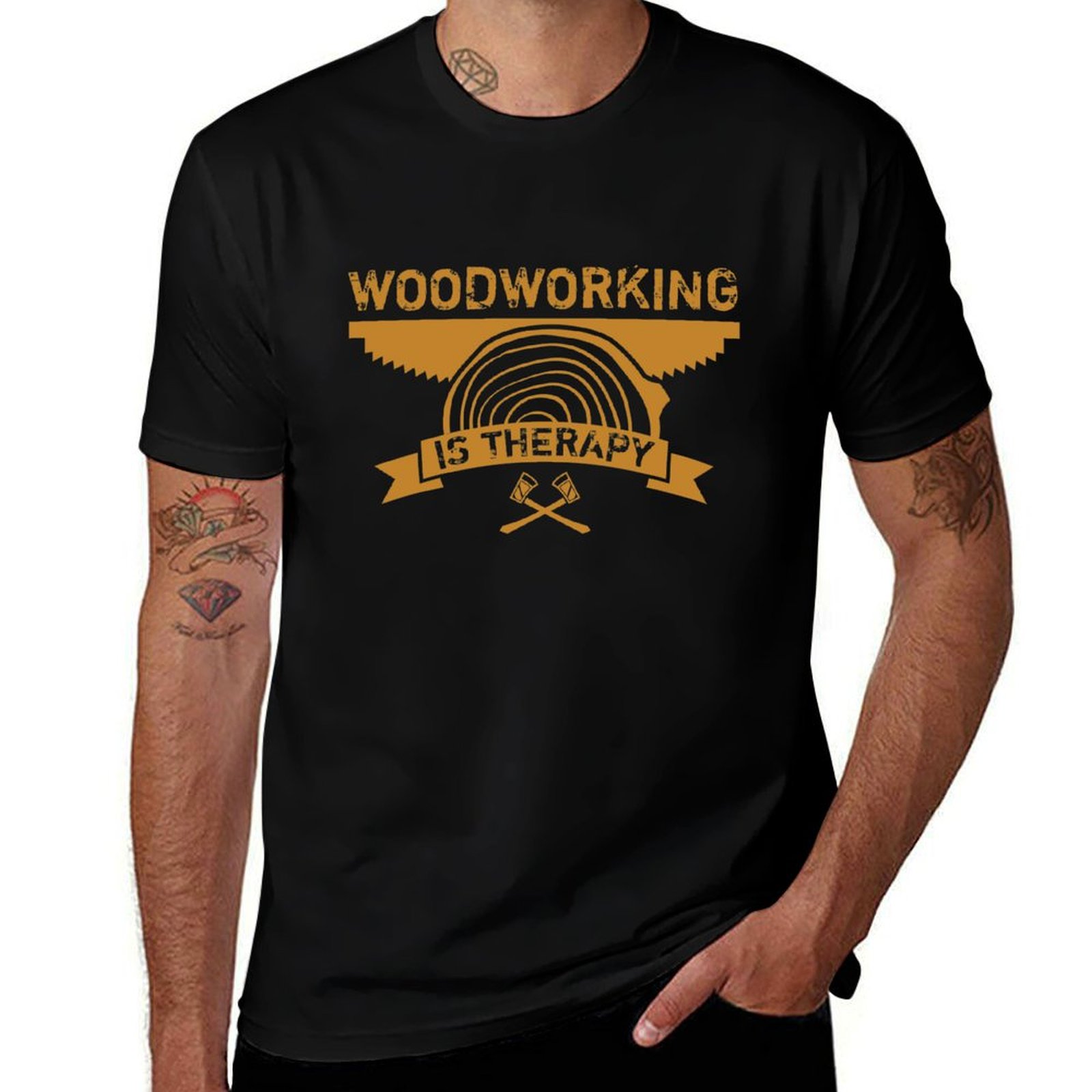 Woodworking Therapy - Houtbewerking is mijn therapie Houtbewerkingsgeschenken Houtbewerkingskleding