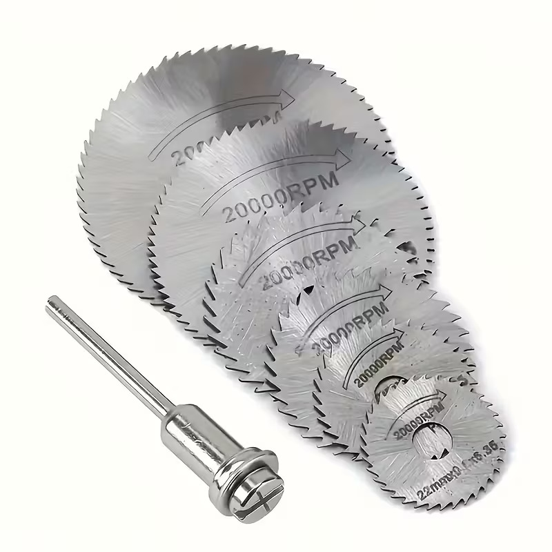 Woodworking Equipment - 1 set mini-cirkelzaagblad, HSS-snijschijf, roterende boorgereedschapaccessoires