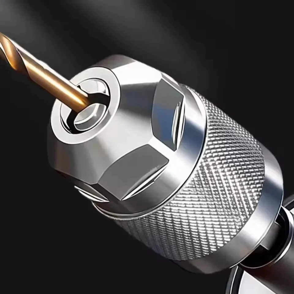 Woodworking Essentials - 3-Jaw Keyless Boorkop Adapter 1.5-6.5mm Hex