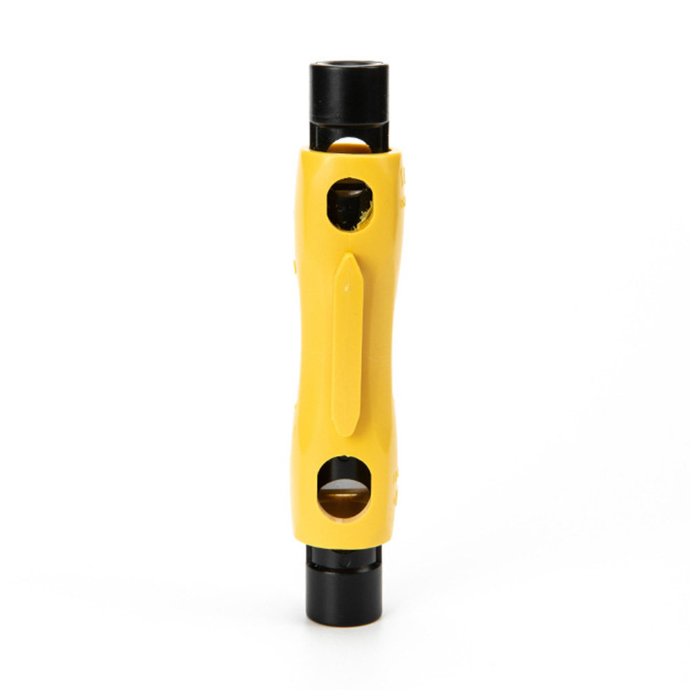 Gele coaxiale kabelstriptang,  - Woodworking Network recensie en prijs