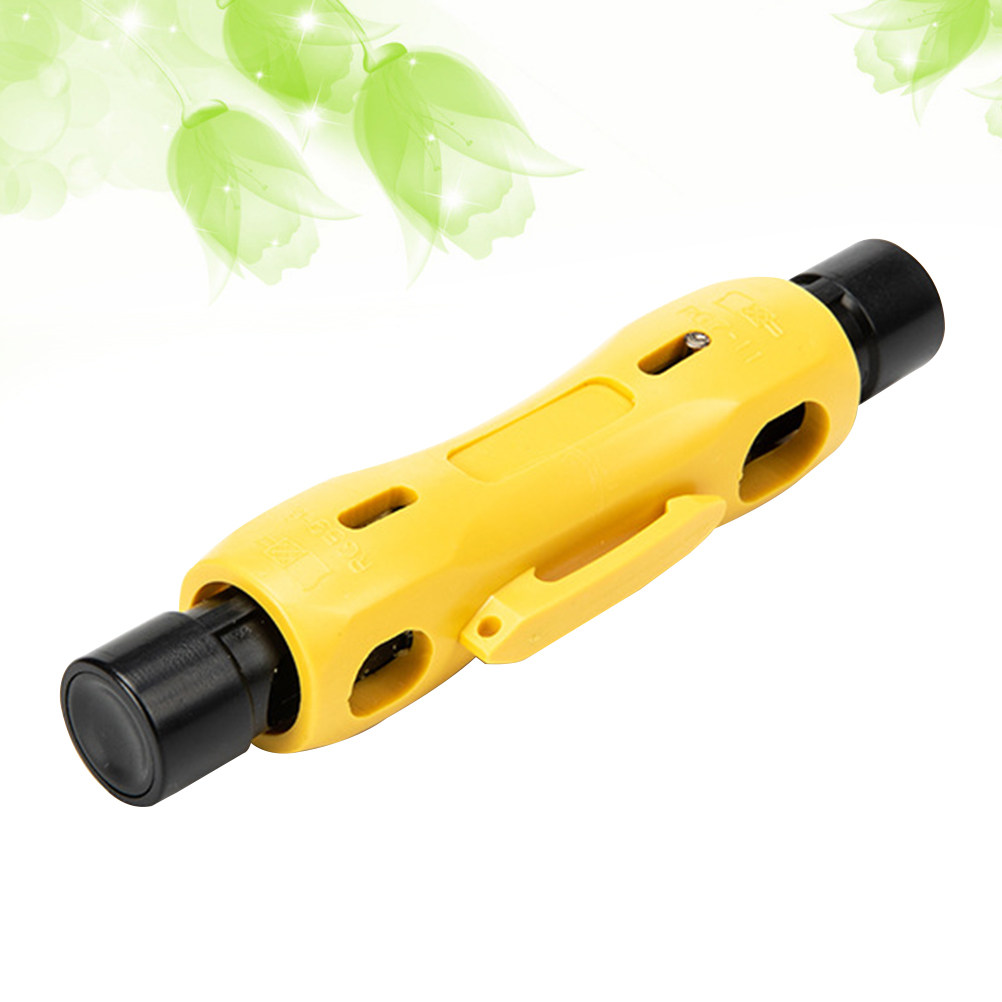 Gele coaxiale kabelstriptang,  - Woodworking Network recensie en prijs