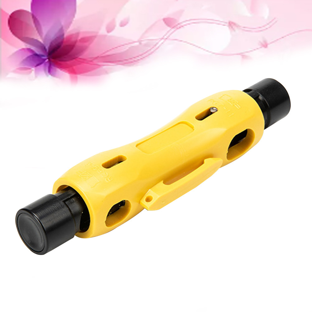 Gele coaxiale kabelstriptang,  - Woodworking Network recensie en prijs