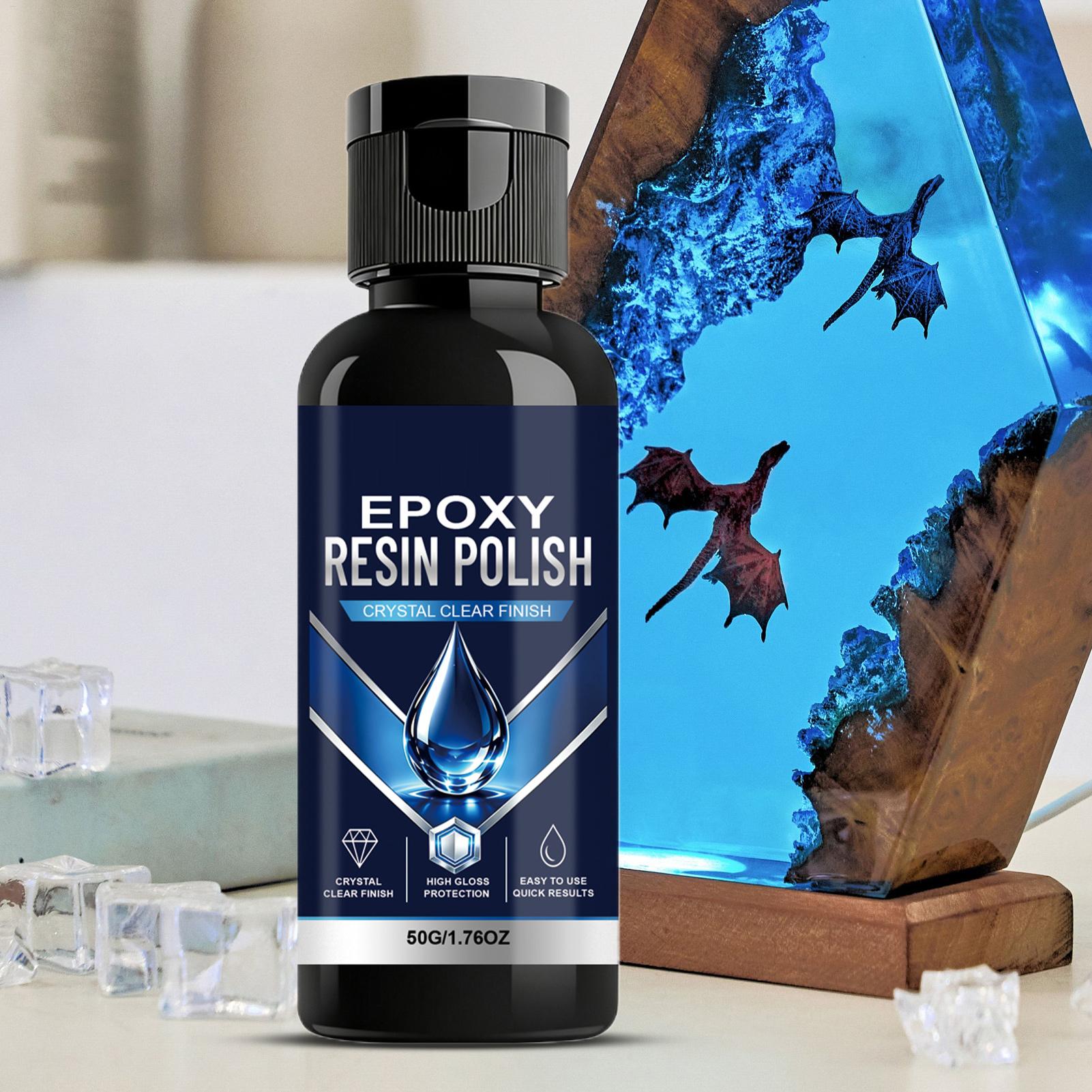 Epoxyhars polijstset Tafelblad - Woodworking Epoxy recensie en prijs