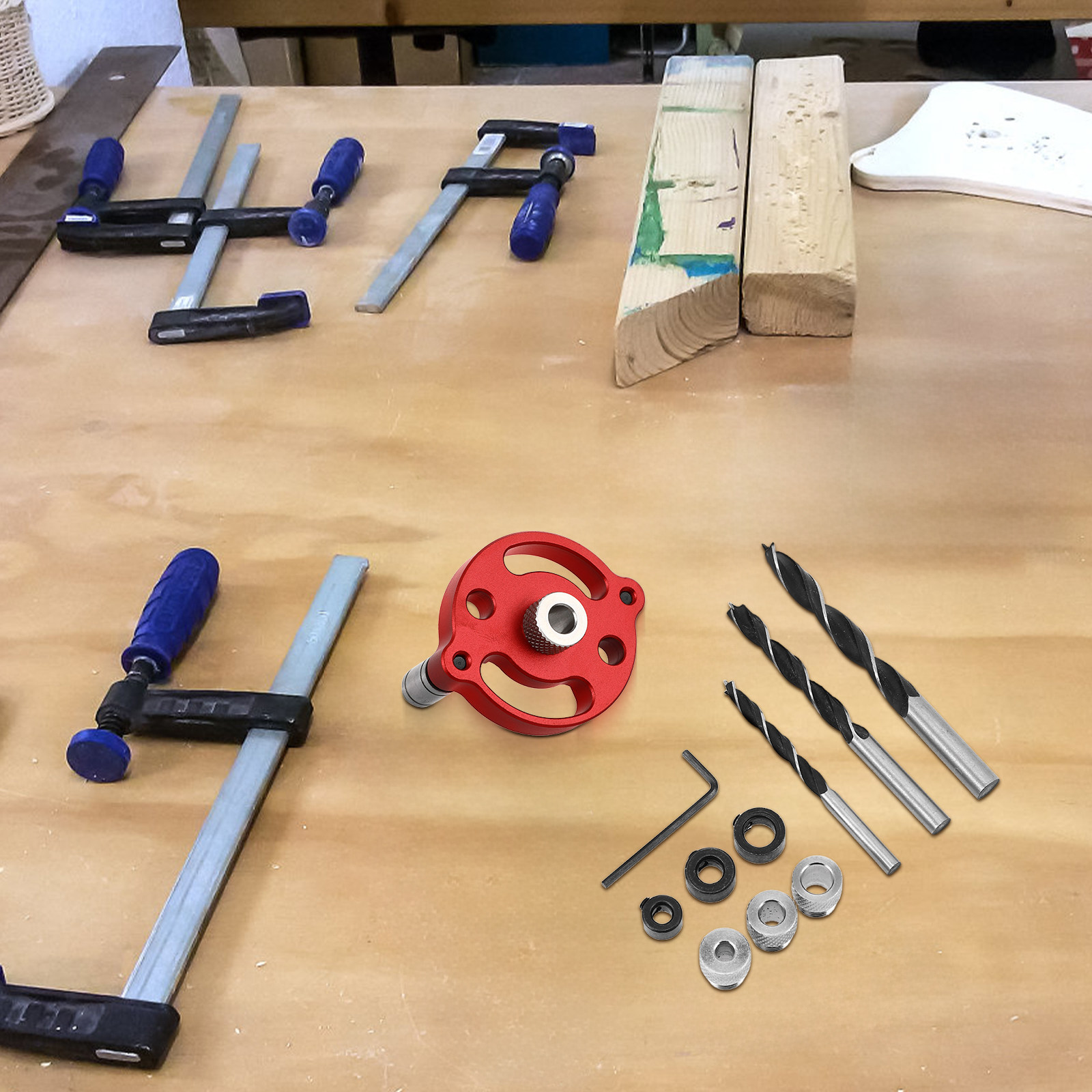 1 set precisie-boormalen van a - Woodworking Kit recensie en prijs