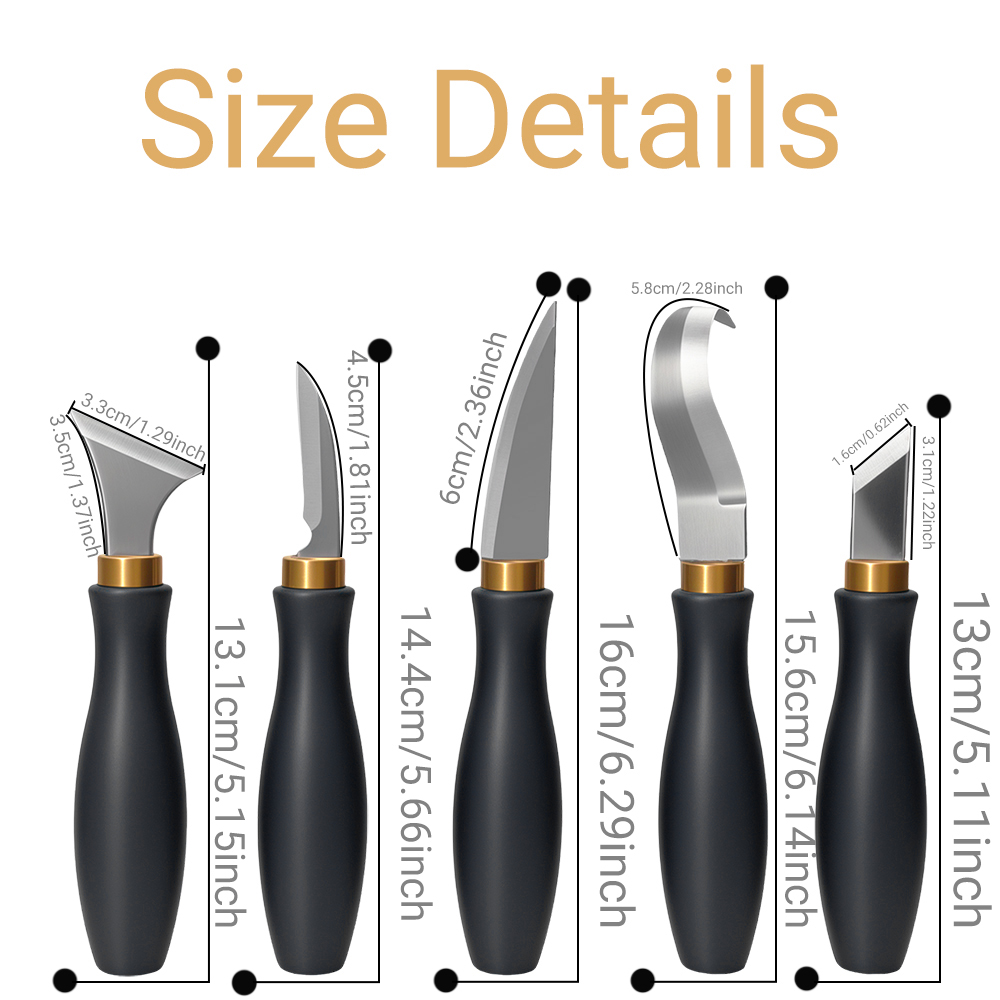 5 stuks houtsnijgereedschap vo - Woodworking Equipment recensie en prijs