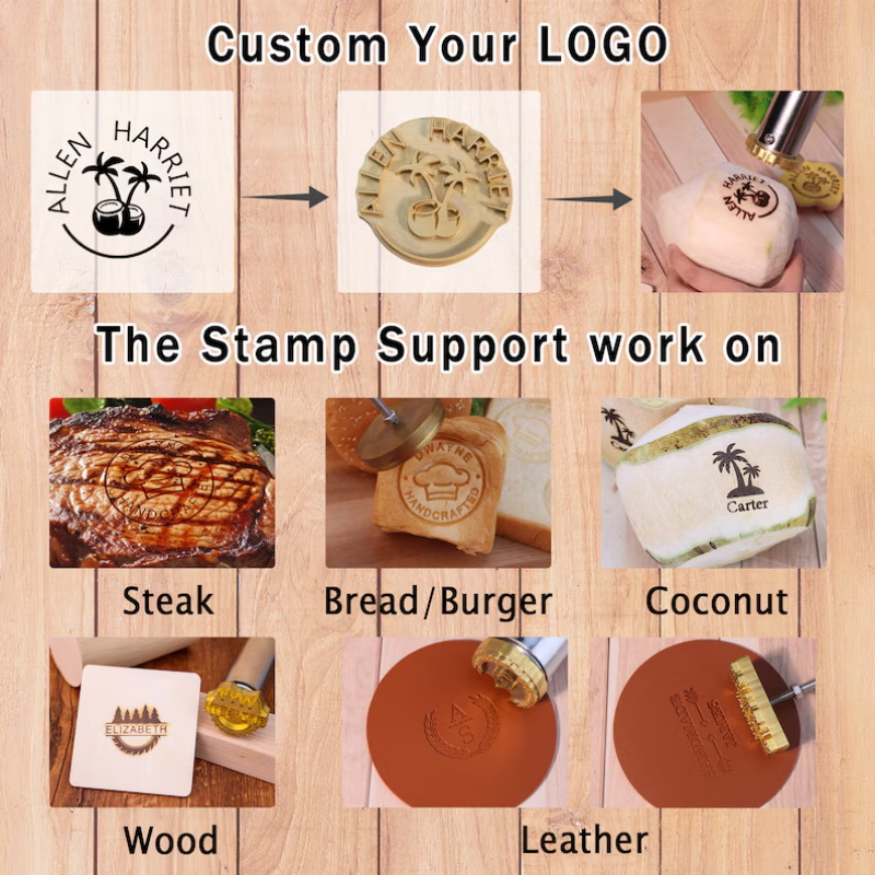 Houten brandmerk voor houtbewe - Woodworking Logo Design recensie en prijs