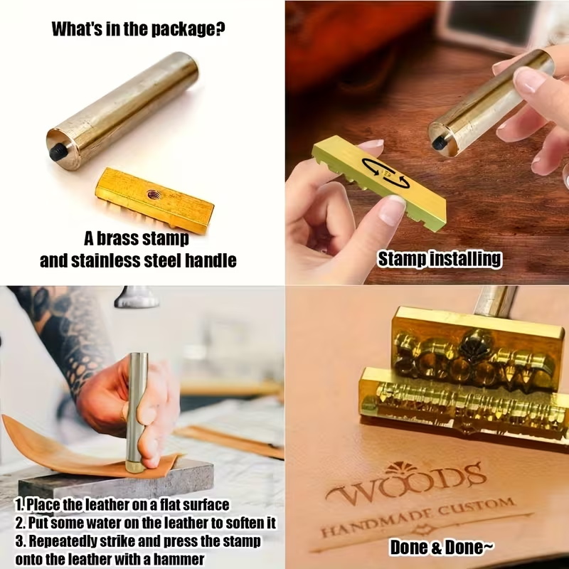 M8 Custom Branding IJzeren Ste - Woodworking Logo Design recensie en prijs